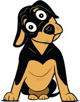 Dog Dogs Cartoon Clipart Transparent Png - Dog Cartoon Transparent, Png Download