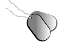 Dog Tag Puppy Military United States Army - Army Dog Tags Illustration, HD Png Download