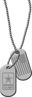 Dog Tag United States Military Army Soldier - Army Dog Tags Png, Transparent Png