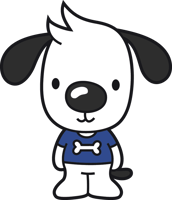 Dogs Vector Cute Dog - Dog Tied Up Cartoon, HD Png Download