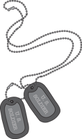 Free Military Dog Tags Clipart, HD Png Download