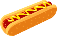 Hot Dog - Hot Dog Vector Png, Transparent Png