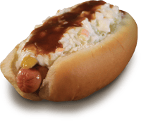 Transparent Hot Dog Png - Hot Dogs With Chili And Slaw, Png Download