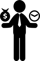 Worker Money Time - Value For Money Icons, HD Png Download